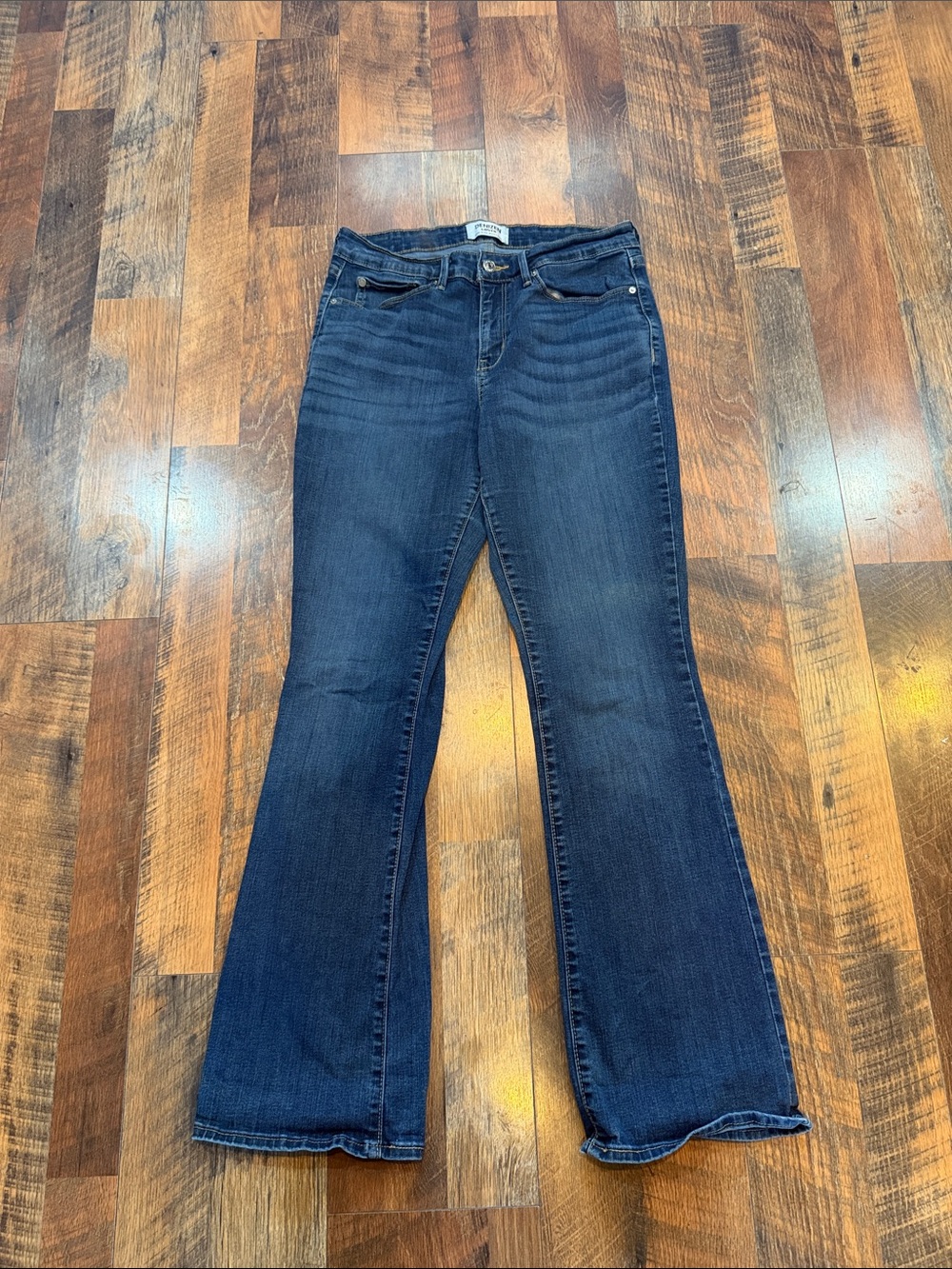 Women's Dark Blue Bootcut Jeans 10 (1450)